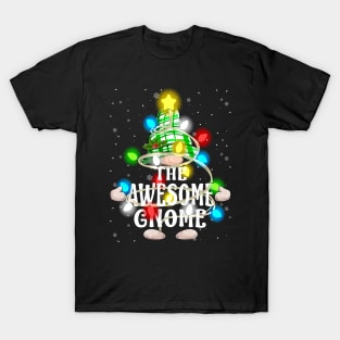 The Awesome Gnome Christmas Matching Family Shirt T-Shirt